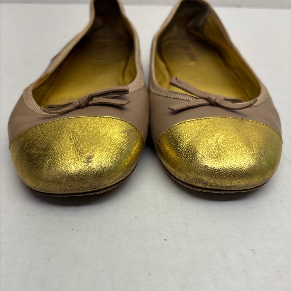 Prada Ballerina flats women SZ 37.5 - Picture 8 of 9